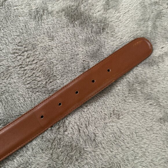Coach Men's Brown Leather Belt Size 42 105 cm - Picture 6 of 7